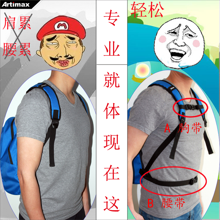GM 賶 ׼   Ʈ 㸮 Ʈ ̵ DIY ̲  Ʈ/Gm  backpack accessories adjustable chest belt waist belt removable DIY non-slip straps
